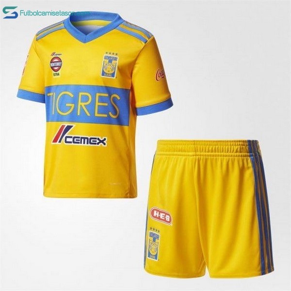 Camiseta Tigres de la UANL Niños 1ª 2017/18